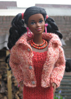 handgebreid vest voor Barbie